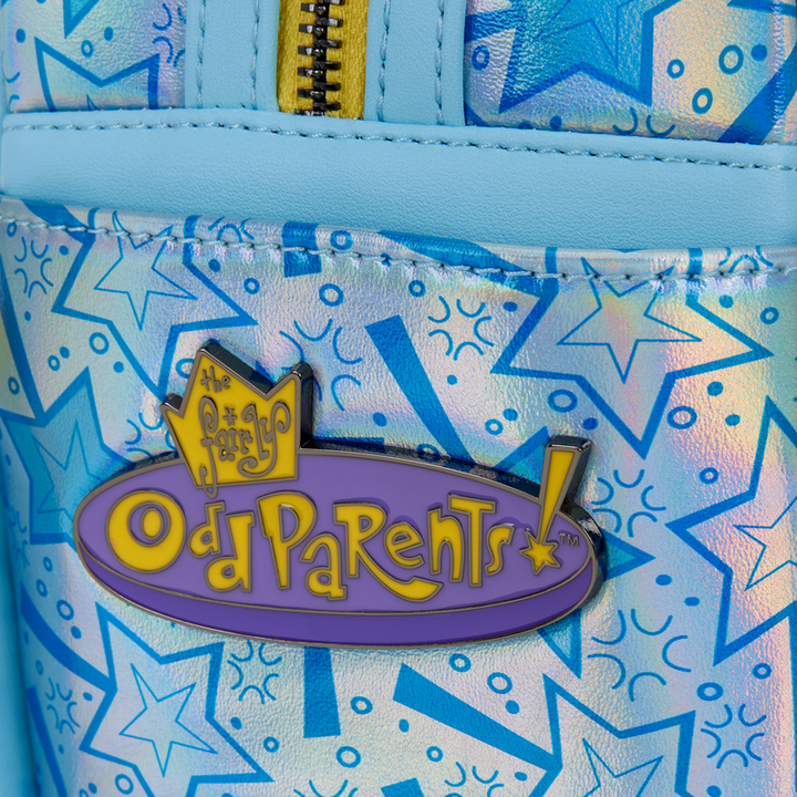 Loungefly Nickelodeon NYCC Limited Edition The Fairly OddParents Timmy, Cosmo, & Wanda Glow Mini Backpack