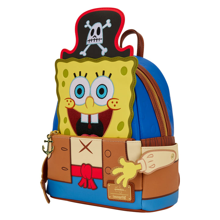 Loungefly Nickelodeon SpongeBob SquarePants Pirate Cosplay Mini Backpack
