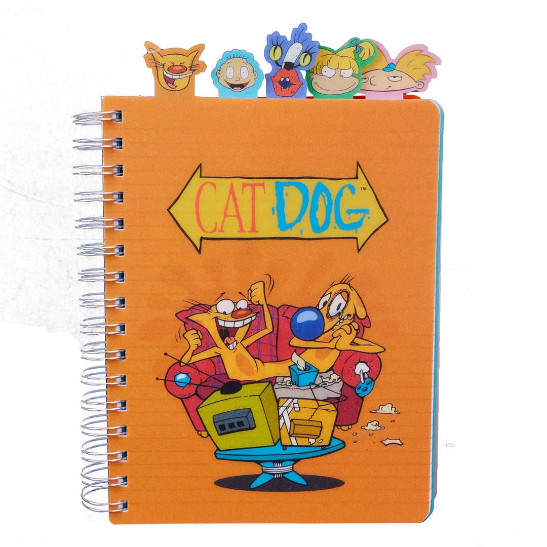 Loungefly Nickelodeon Rewind Triple Lenticular Tab Journal