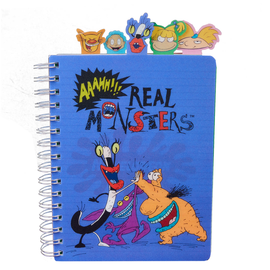 Loungefly Nickelodeon Rewind Triple Lenticular Tab Journal