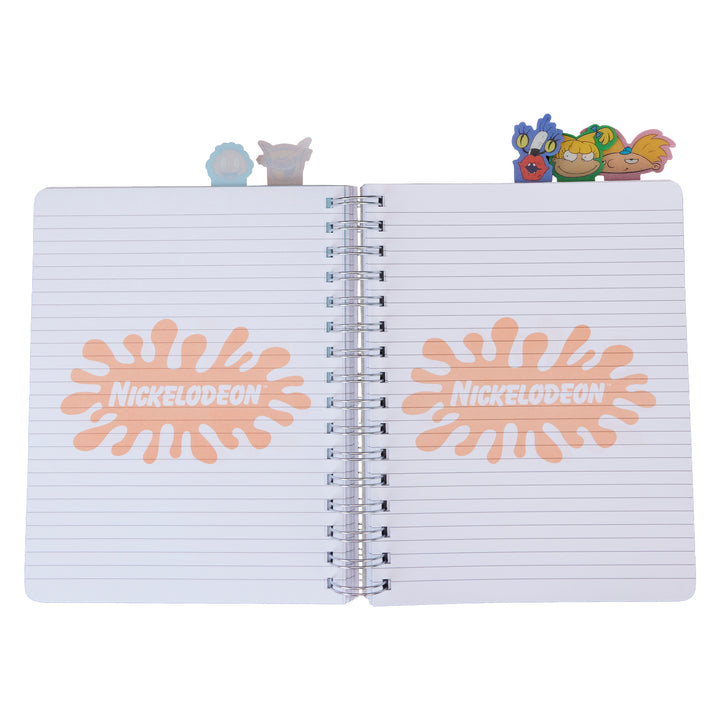 Loungefly Nickelodeon Rewind Triple Lenticular Tab Journal