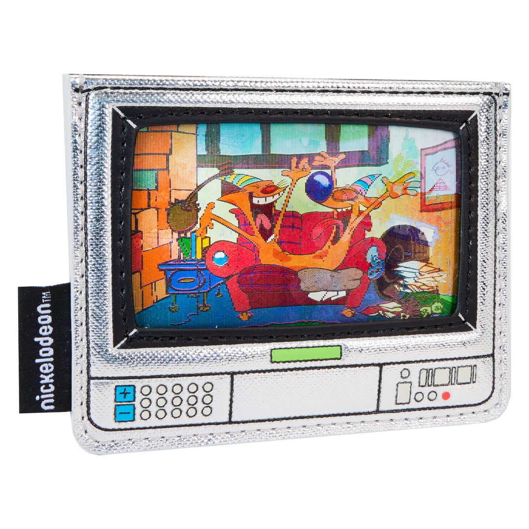 Loungefly Nickelodeon Retro TV Triple Lenticular Cardholder