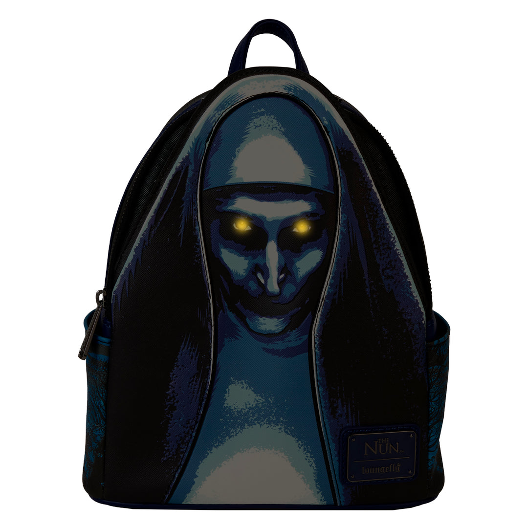 Loungefly Warner Brothers The Nun Cosplay Light Up/Glow in the Dark Mini Backpack