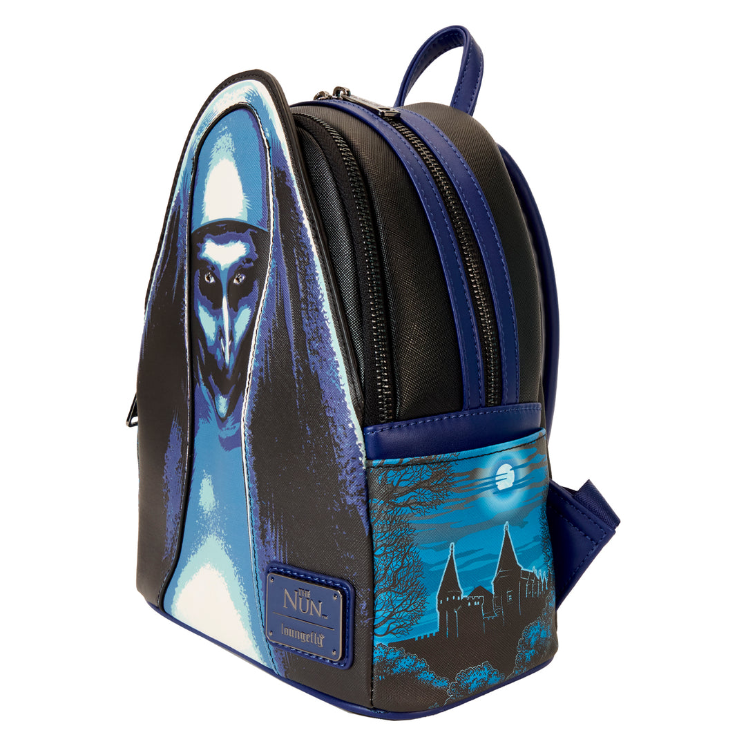 Loungefly Warner Brothers The Nun Cosplay Light Up/Glow in the Dark Mini Backpack