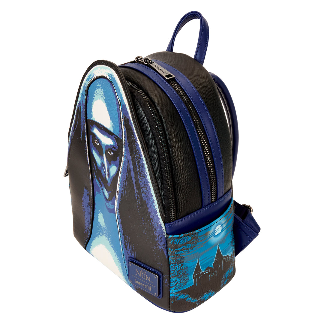 Loungefly Warner Brothers The Nun Cosplay Light Up/Glow in the Dark Mini Backpack