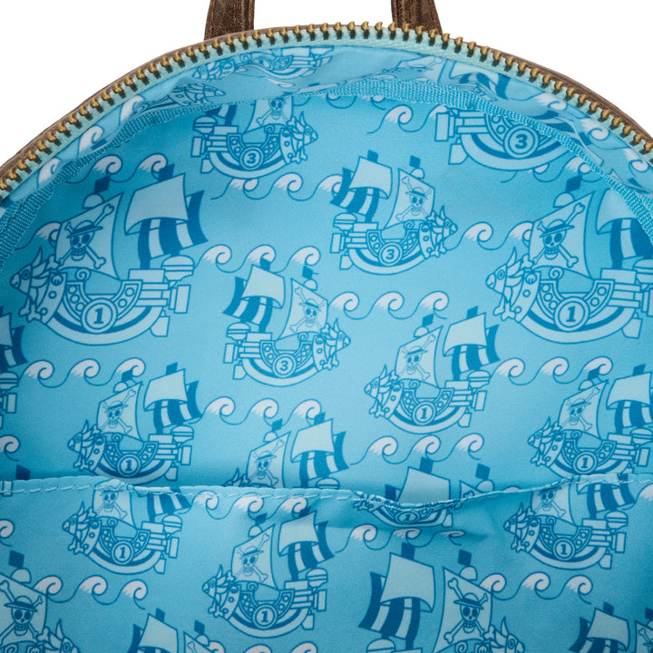 Loungefly Toei One Piece Puffy Gang Map Mini Backpack