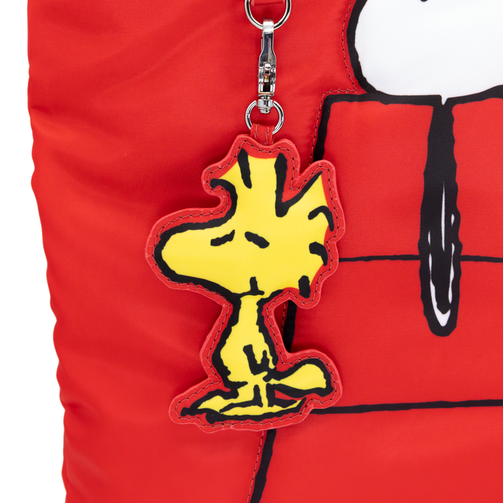 Whatever! Makes You Happy Peanuts 75th Anniversary Snoopy House Padded Nylon Tote Bag