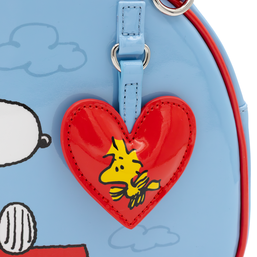 Whatever! Makes You Happy Peanuts 75th Anniversary Snoopy “Happiness Is a Good Friend” Bowler Bag