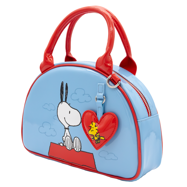 Whatever! Makes You Happy Peanuts 75th Anniversary Snoopy “Happiness Is a Good Friend” Bowler Bag