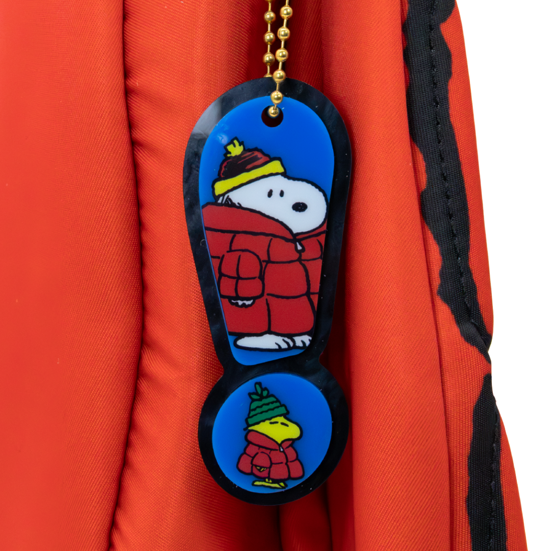 Whatever! Makes You Happy Peanuts Snoopy Oversized Puffer Jacket Tote Bag