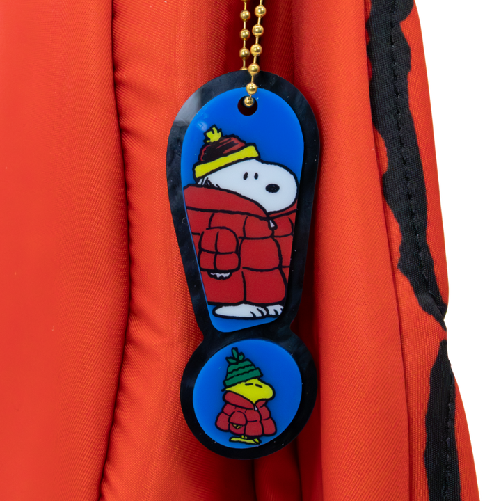 Whatever! Makes You Happy Peanuts Snoopy Oversized Puffer Jacket Tote Bag