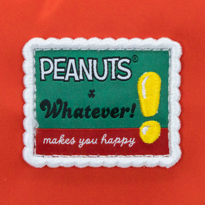 Whatever! Makes You Happy Peanuts Snoopy Oversized Puffer Jacket Tote Bag