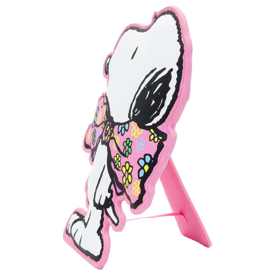 Whatever! Makes You Happy Peanuts Sherbert Spring Snoopy Floral Oversized Bag Charm W/Stand