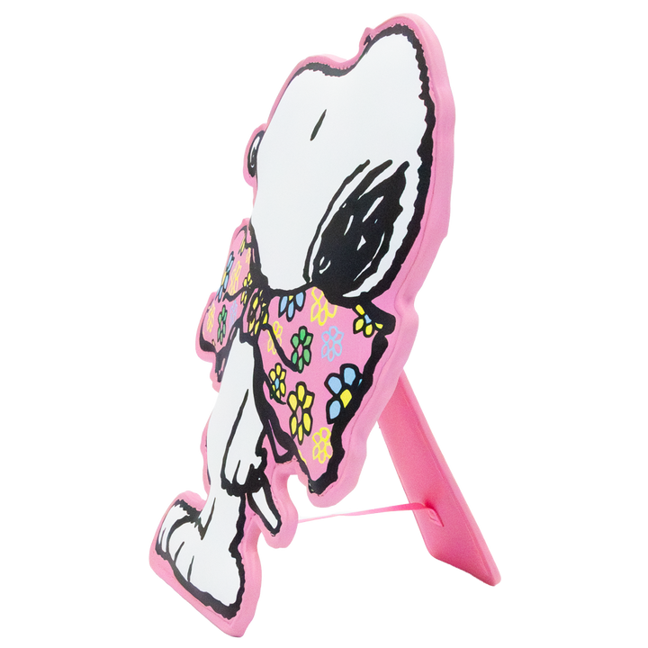 Whatever! Makes You Happy Peanuts Sherbert Spring Snoopy Floral Oversized Bag Charm W/Stand