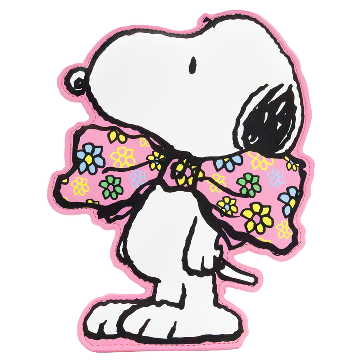 Whatever! Makes You Happy Peanuts Sherbert Spring Snoopy Floral Oversized Bag Charm W/Stand