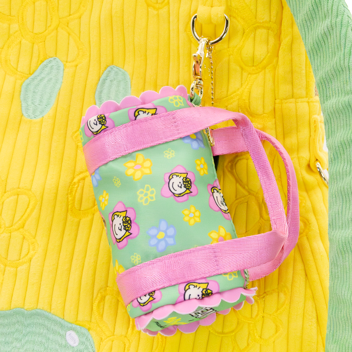 Whatever! Makes You Happy Peanuts Sherbert Spring Mystery Box Mini Duffle Bag Charm