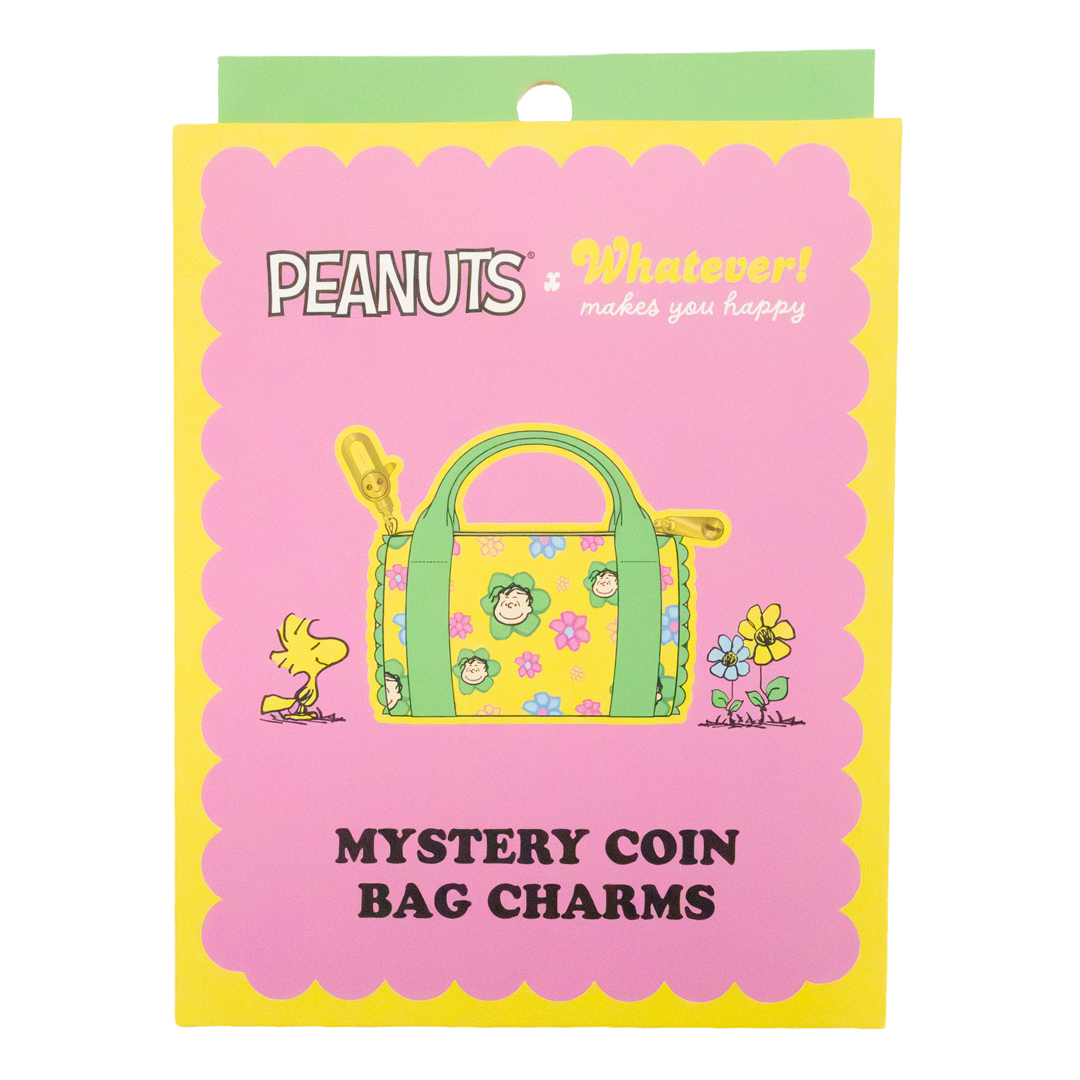 Whatever! Makes You Happy Peanuts Sherbert Spring Mystery Box Mini Duffle Bag Charm