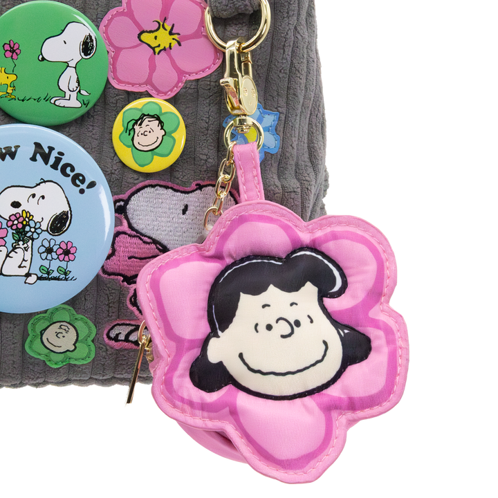 Whatever! Makes You Happy Peanuts Sherbert Spring Flowers Mystery Box Coin Bag Charm