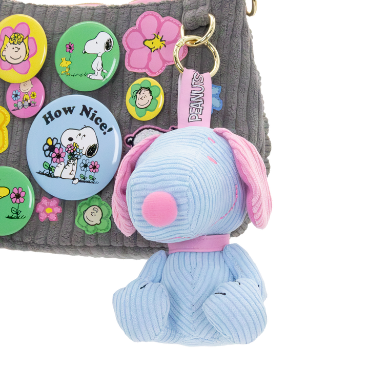Whatever! Makes You Happy Peanuts Sherbert Spring Mystery Box Corduroy Plush Bag Charm