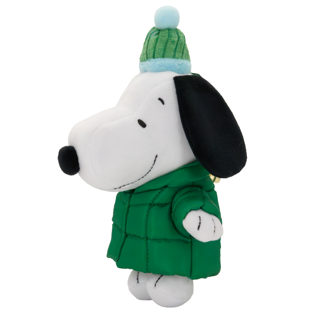 Whatever! Makes You Happy Peanuts Snoopy Puffer Jacket Mystery Box Plush Bag Charm