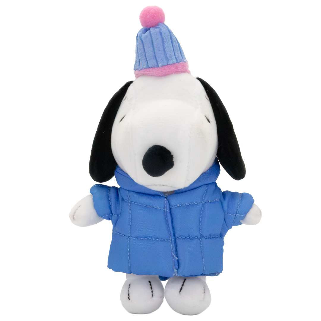 Whatever! Makes You Happy Peanuts Snoopy Puffer Jacket Mystery Box Plush Bag Charm