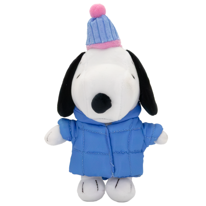Whatever! Makes You Happy Peanuts Snoopy Puffer Jacket Mystery Box Plush Bag Charm