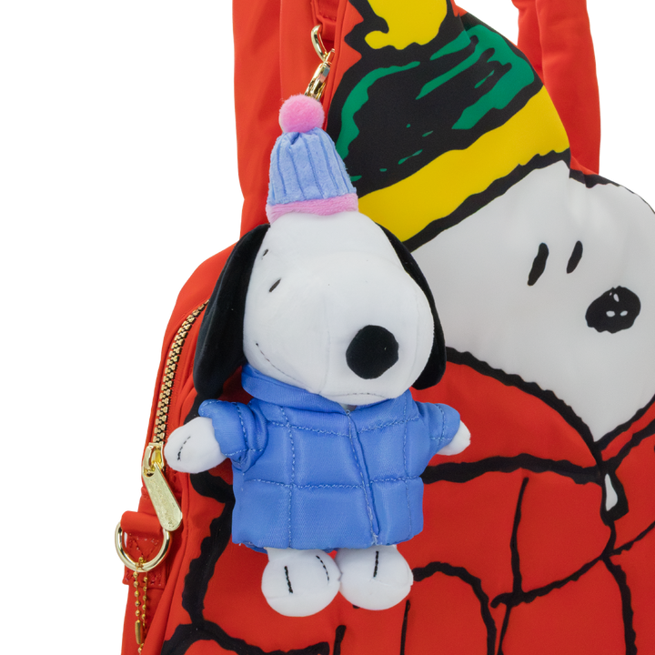 Whatever! Makes You Happy Peanuts Snoopy Puffer Jacket Mystery Box Plush Bag Charm