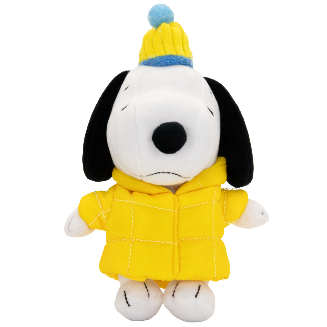 Whatever! Makes You Happy Peanuts Snoopy Puffer Jacket Mystery Box Plush Bag Charm