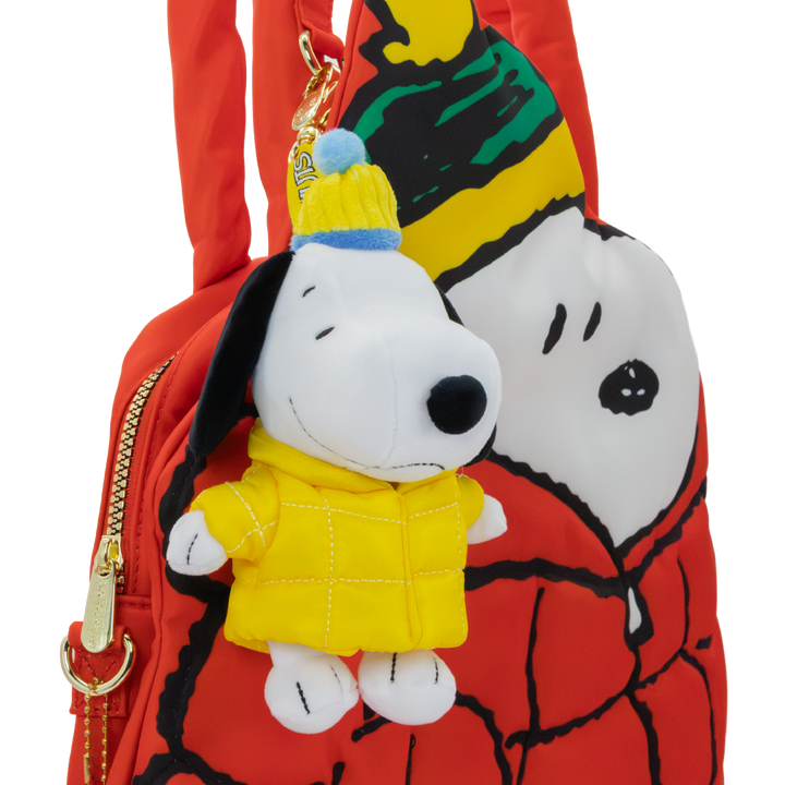 Whatever! Makes You Happy Peanuts Snoopy Puffer Jacket Mystery Box Plush Bag Charm