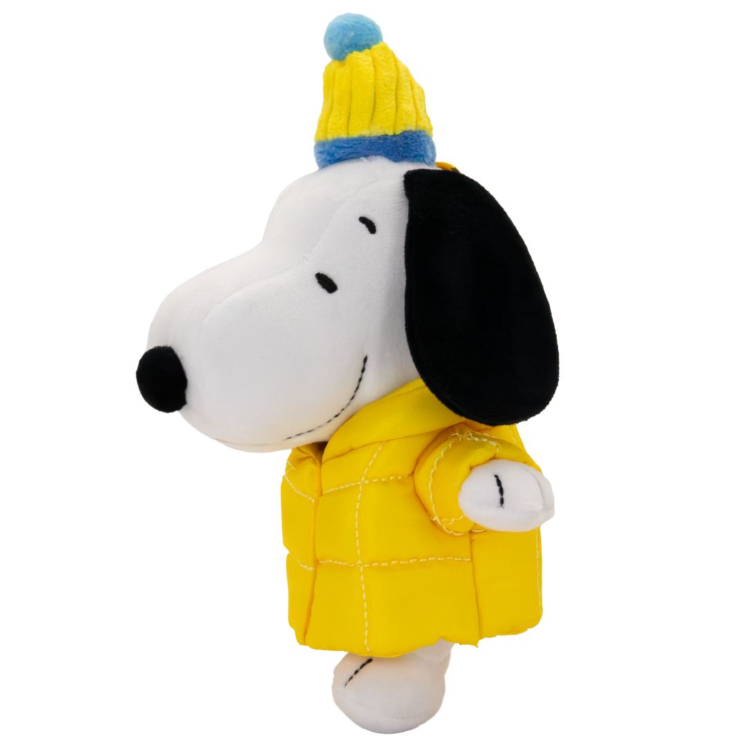 Whatever! Makes You Happy Peanuts Snoopy Puffer Jacket Mystery Box Plush Bag Charm