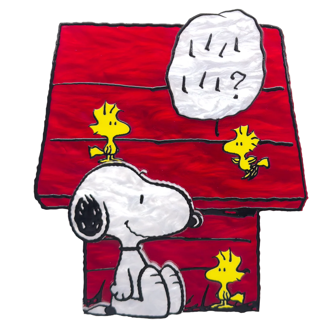 Whatever! Makes You Happy Peanuts 75th Collectible Layered Acrylic Pin