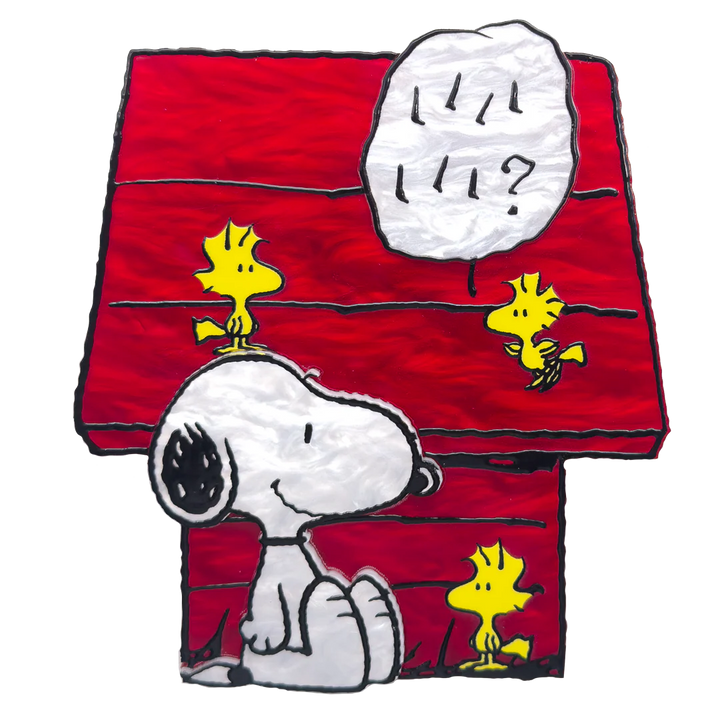 Whatever! Makes You Happy Peanuts 75th Collectible Layered Acrylic Pin