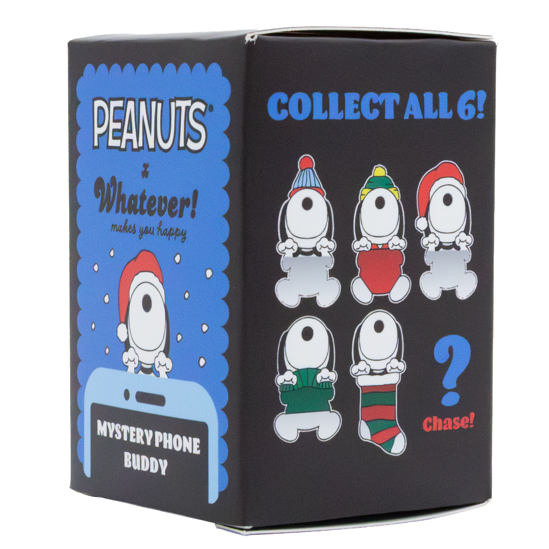 Whatever! Makes You Happy Peanuts Winter Snoopy Mystery Box Phone Buddies