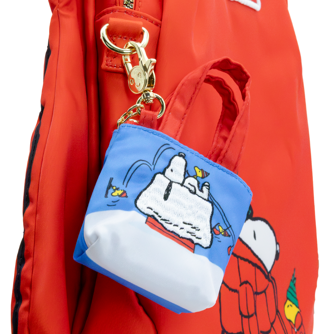 Whatever! Makes You Happy Peanuts Winter Scenes Mystery Box Mini Tote Bag Charm