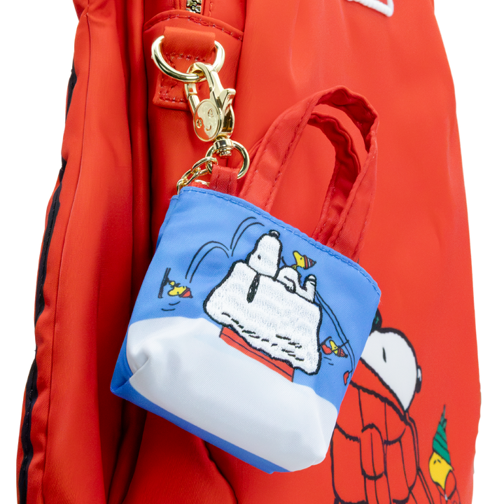 Whatever! Makes You Happy Peanuts Winter Scenes Mystery Box Mini Tote Bag Charm