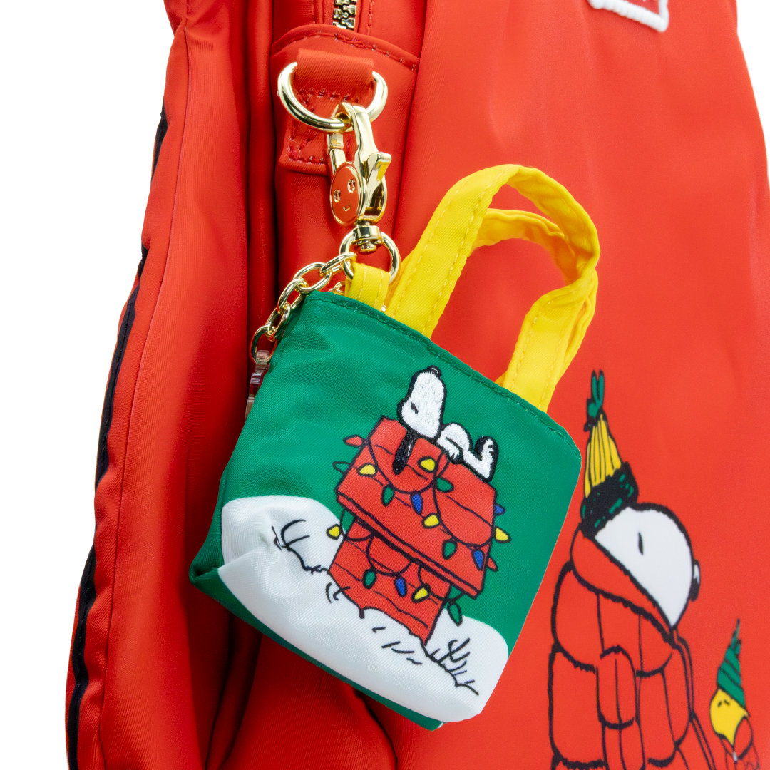 Whatever! Makes You Happy Peanuts Winter Scenes Mystery Box Mini Tote Bag Charm