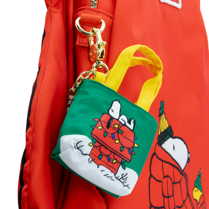 Whatever! Makes You Happy Peanuts Winter Scenes Mystery Box Mini Tote Bag Charm