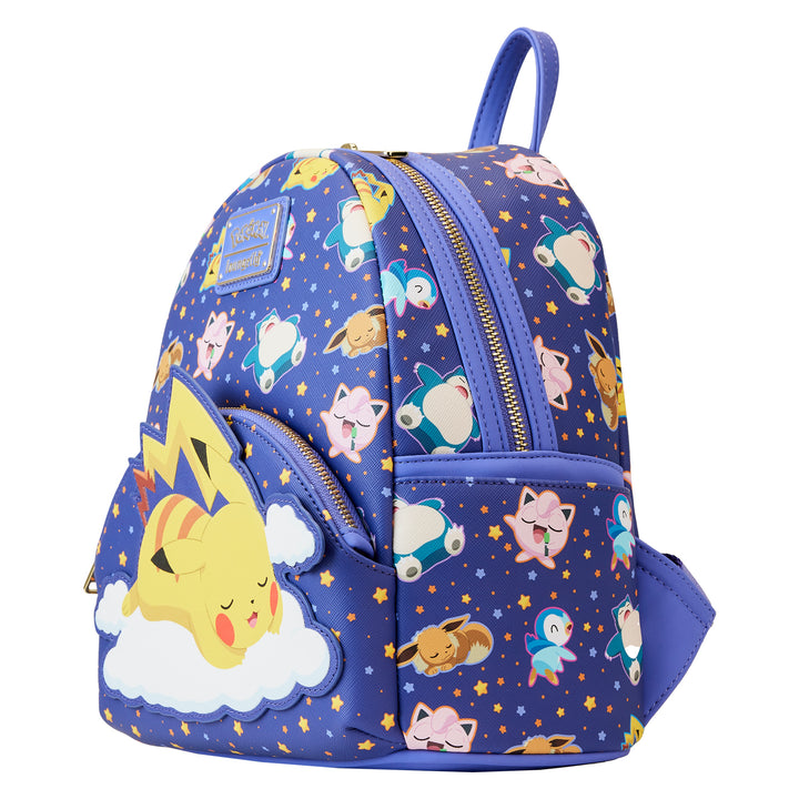 Pokemon Sleeping Pikachu & Friends Mini Backpack