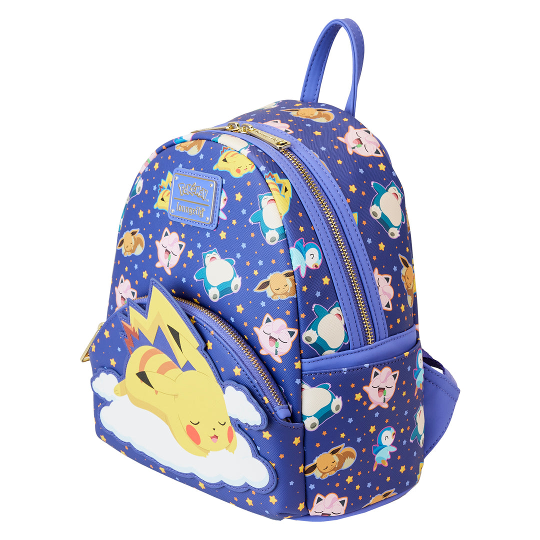 Pokemon Sleeping Pikachu & Friends Mini Backpack