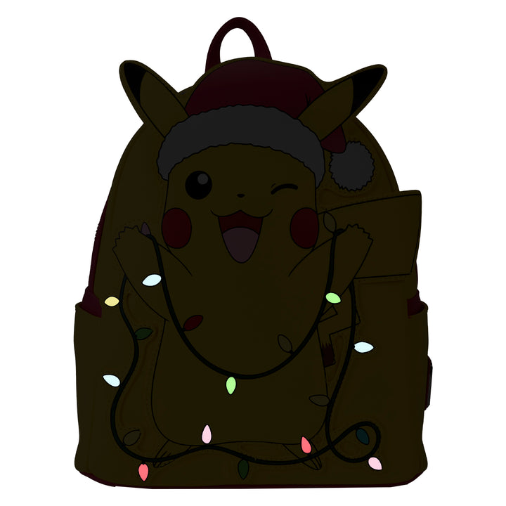 Loungefly Pokemon Holiday Pikachu Light Up Mini Backpack