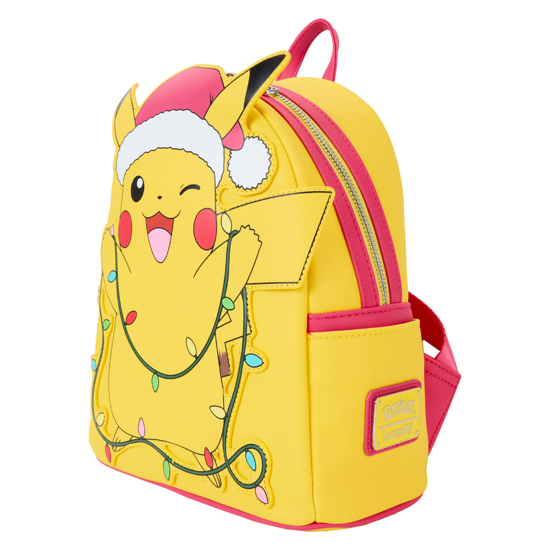 Loungefly Pokemon Holiday Pikachu Light Up Mini Backpack