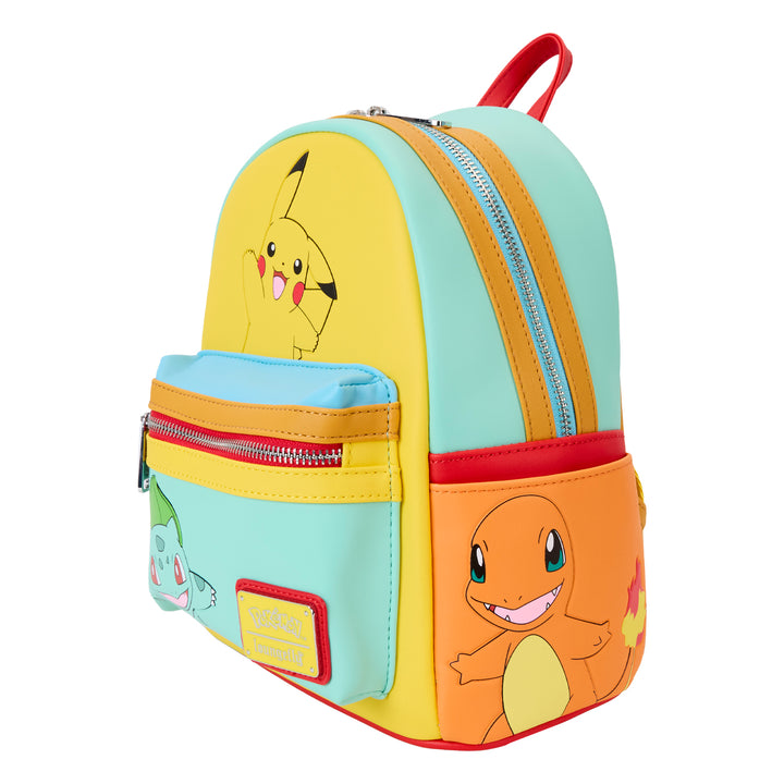 Loungefly Pokemon Color Block Mini Backpack