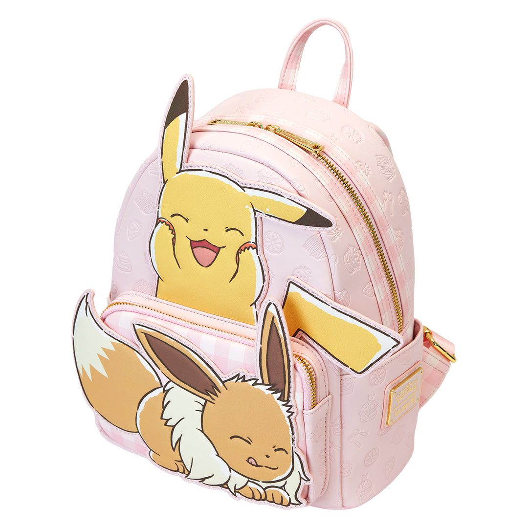 Loungefly Pokemon Cafe Pikachu & Eevee Mini Backpack