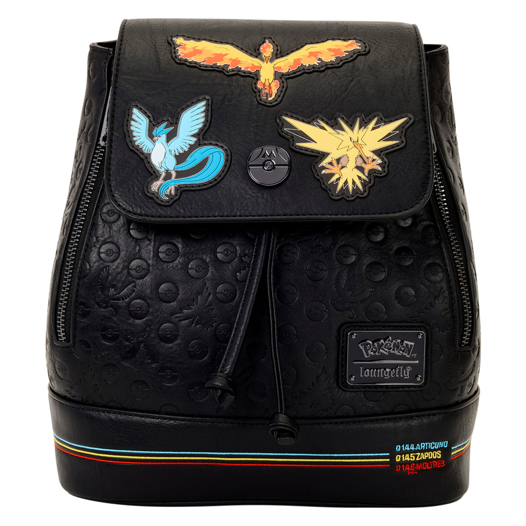 Loungefly Pokémon Legendary Birds and Beasts Drawstring Mini Backpack