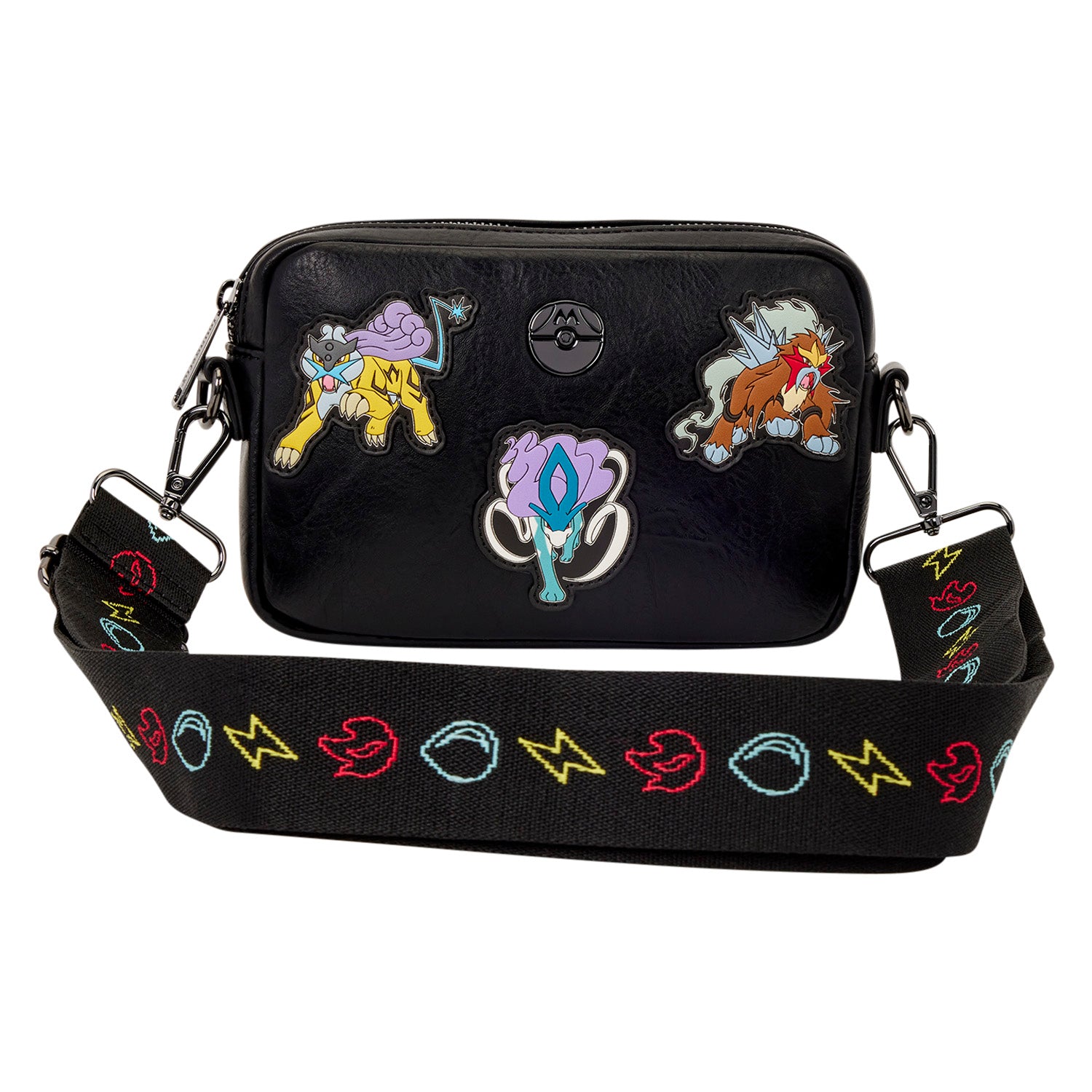 Loungefly Pokémon Legendary Beasts Sling Crossbody Bag with Coin