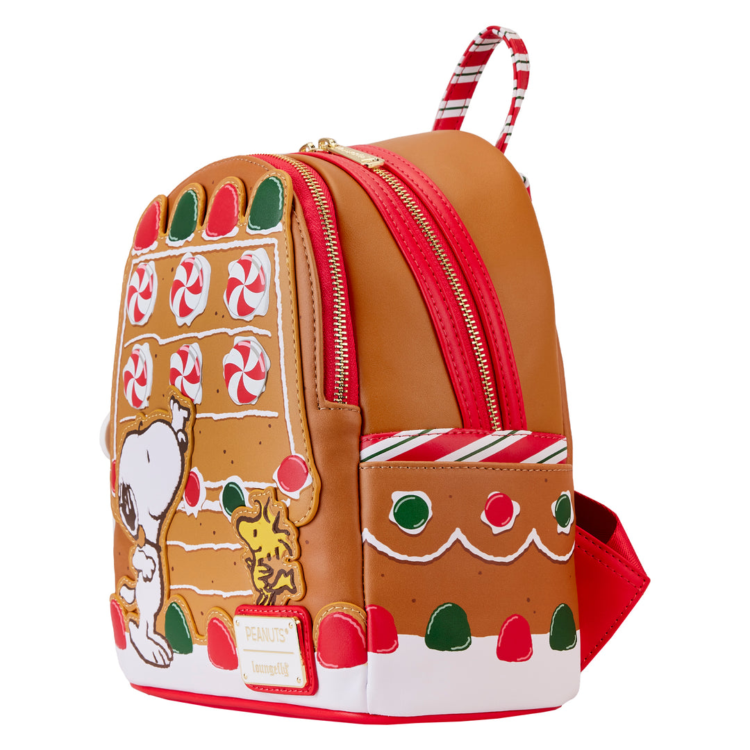 Peanuts Snoopy Gingerbread House Mini Backpack