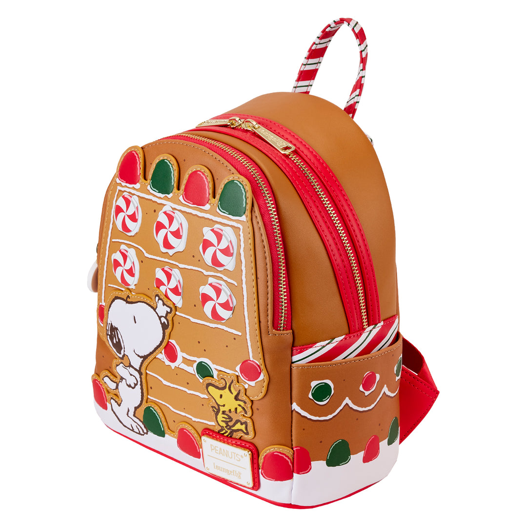 Peanuts Snoopy Gingerbread House Mini Backpack