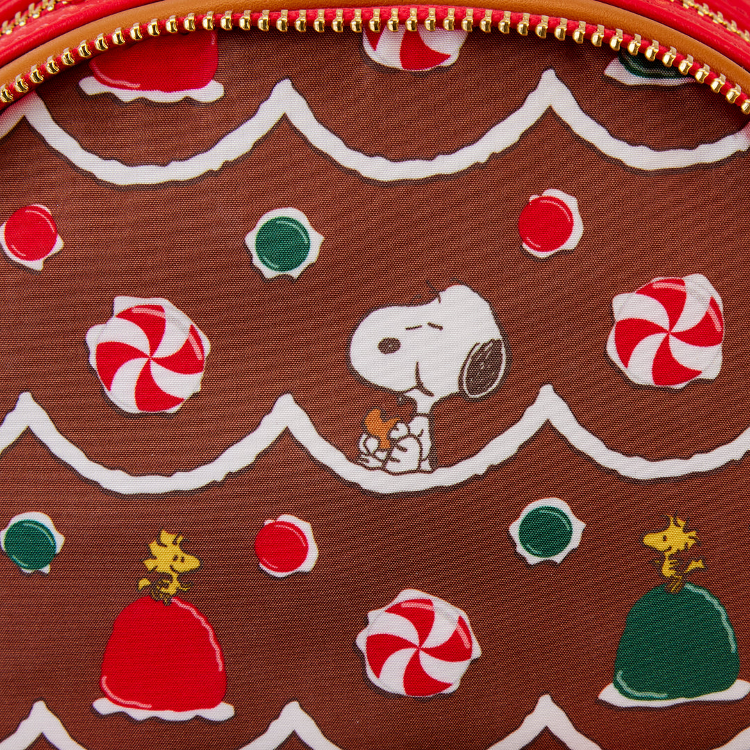 Peanuts Snoopy Gingerbread House Mini Backpack