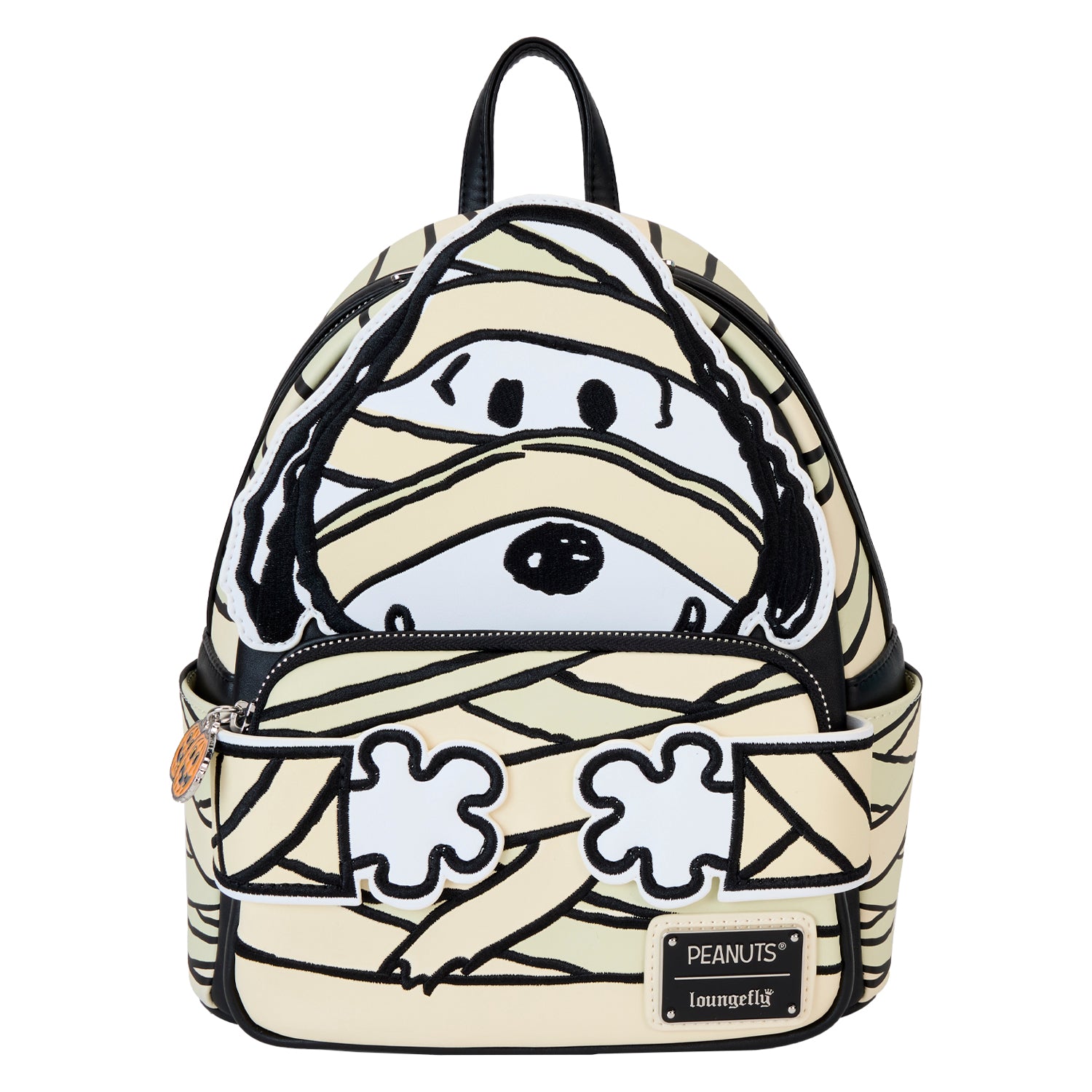 Loungefly Peanuts Snoopy Mummy Glow in the Dark Cosplay Mini Backpack Grotto Treasures