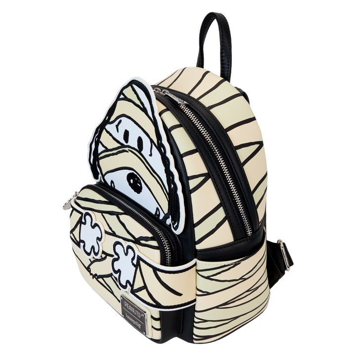 Loungefly Peanuts Snoopy Mummy Glow in the Dark Cosplay Mini Backpack